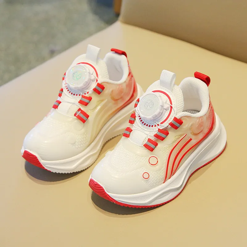 Athletische kindersneakers voor training antislip hardloopschoenen_voghion.com