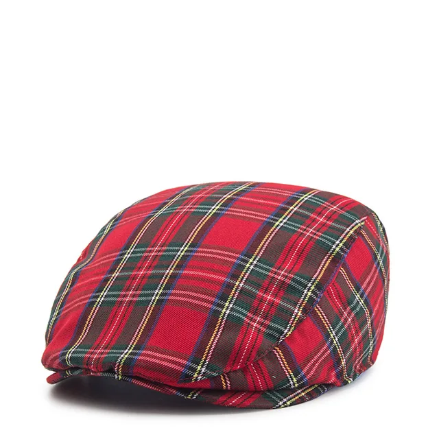BUTTERMERE femei carouri plate șepci masculine casual bumbac vintage berete pălării vara primăvară clasic carouri elegant șapcă_voghion.com