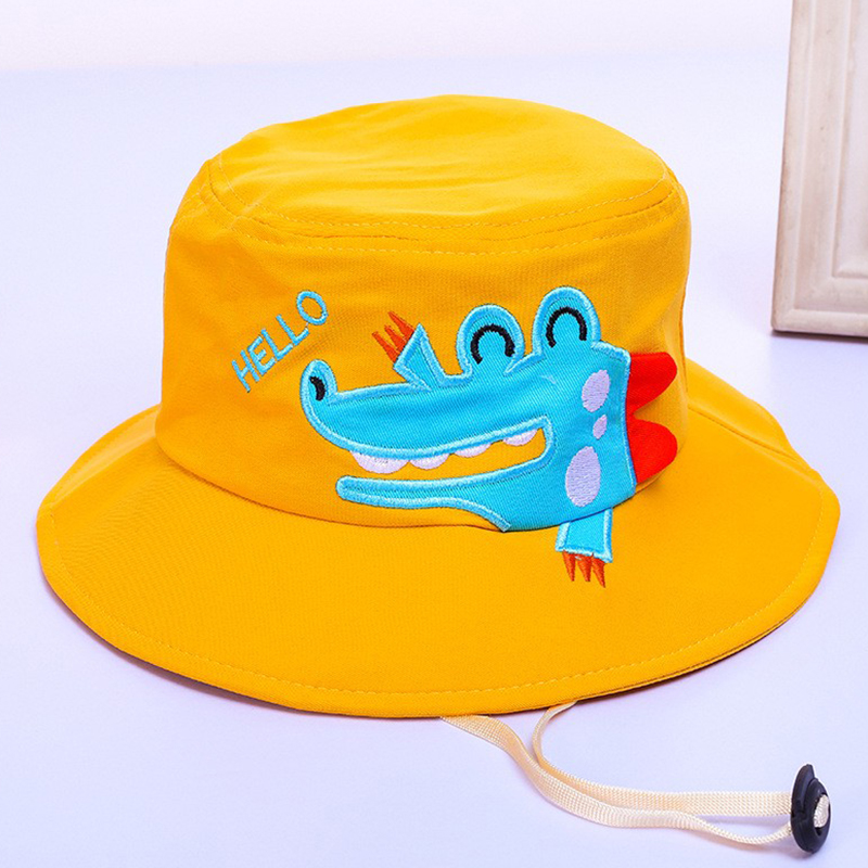 Cappello da pescatore per bambini cartone animato carino cappello da bacino sottile protezione solare parasole cappello da sole esterno per bambini estate ragazzi e ragazze_voghion.com