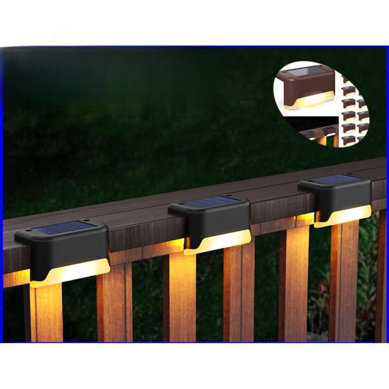 Luces solares decorativas para exteriores, para escaleras, patios, jardines, barandillas de pared y escalones._voghion.com