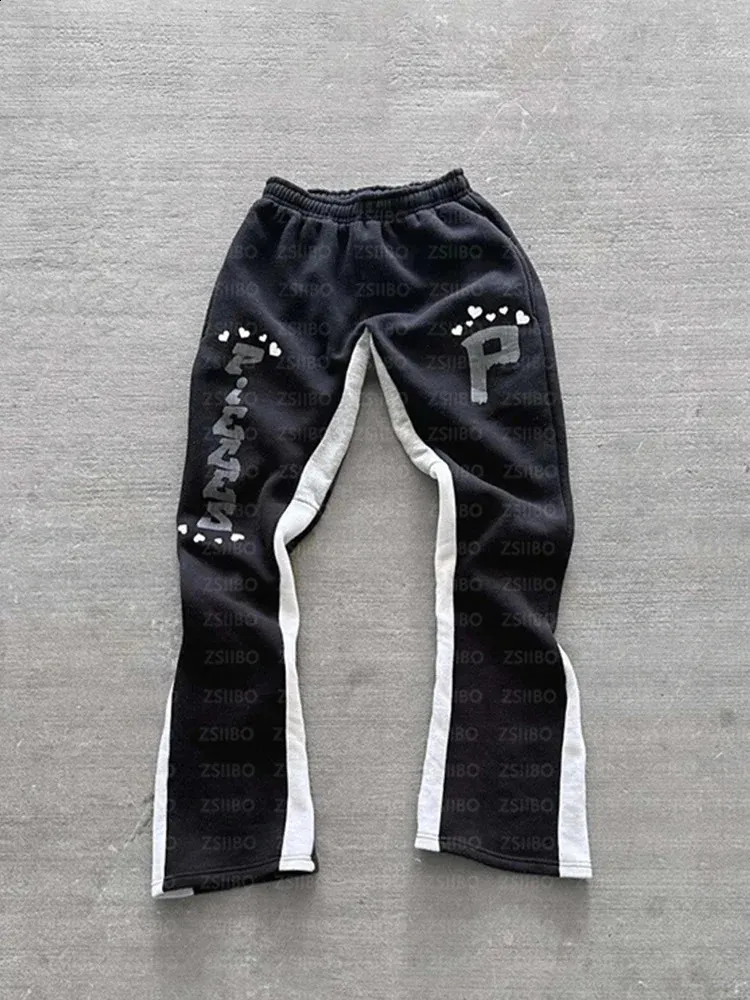 Pantalon cargo Y2K Salopette Minus Pantalon Haruku Mode Décontracté Lâche Hommes Rock Jambe droite Hip Hop Streetwear Joggers Femmes_voghion.com