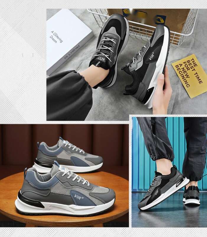 Casual Running Shoes For Men Breathable Mesh Lightweight Trainers_voghion.com