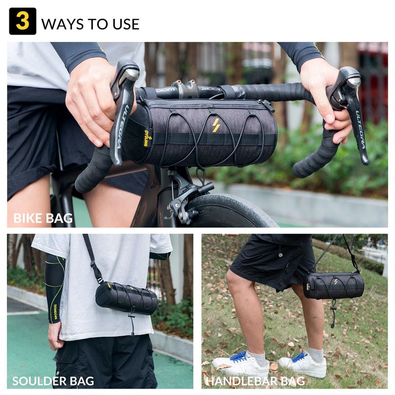 ROCKBROS Bicycle Water Bottle Holder Handlebar Stem Bag DHL_voghion.com