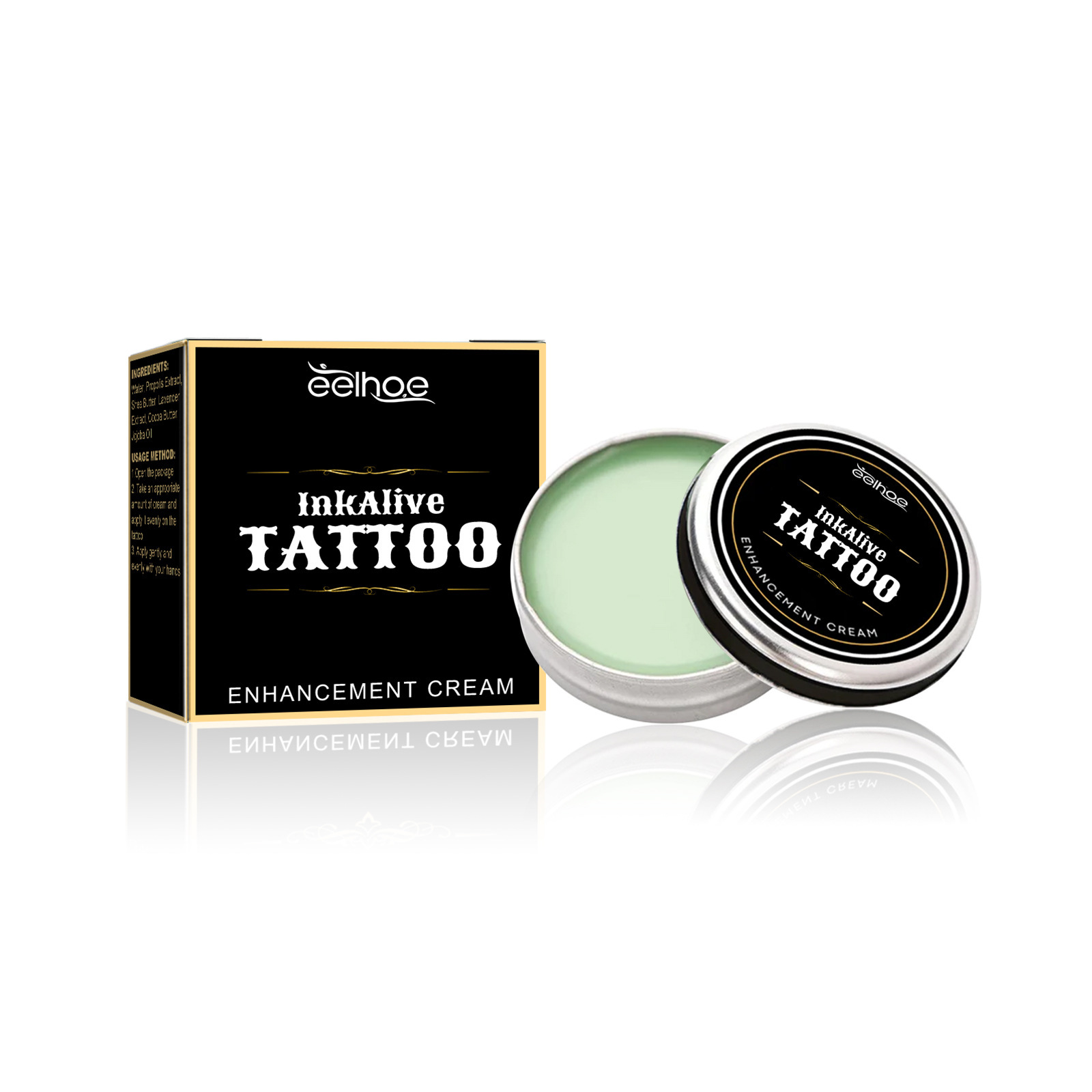 EELHOE Cremă de îngrijire pentru fixarea culorii broderii, pentru repararea pielii, imprimare și hidratare pentru tatuaje_voghion.com