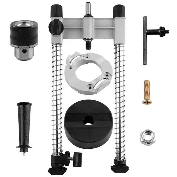 Portable Drill Stand For Precision Drilling With Adjustable Base_voghion.com