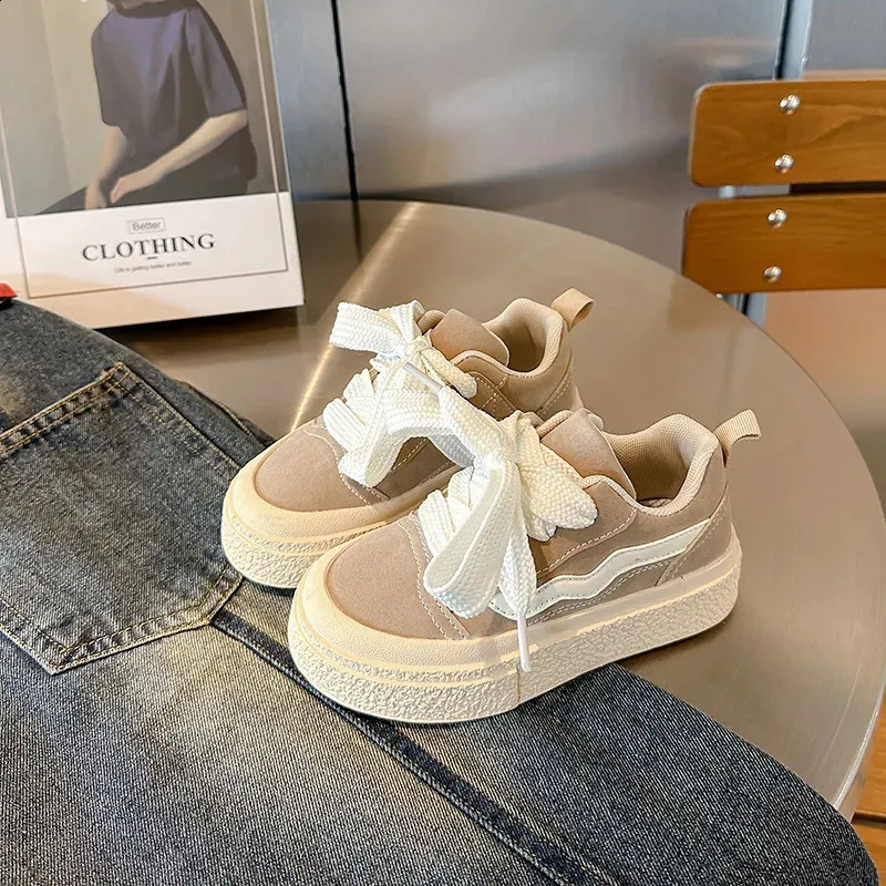 Childrens round toes comfortable and fashionable anti slip sports childrens soft soled casual edition shoes 240912_voghion.com