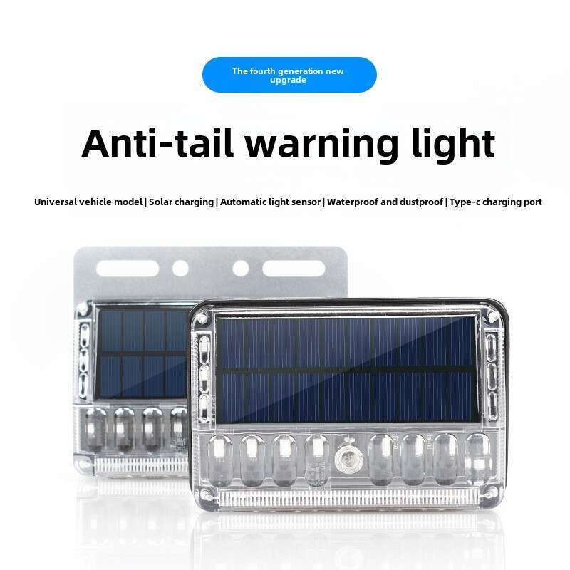 Fourth Generation Touch Sensitive Solar Powered Truck Anti Rear End Warning Reverse Lighting Lights, Wiring Free_voghion.com