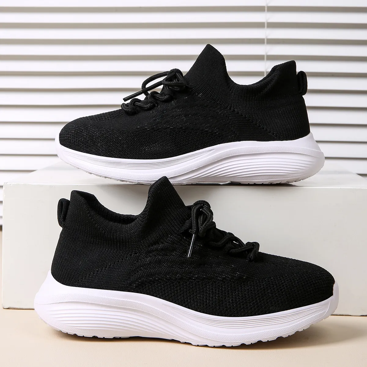 New Kids Knitting Youth 2025 Fashion Boys Tennis Trainers Running Shoes Happysteps Toddler Girls Walking Sneakers Big_voghion.com