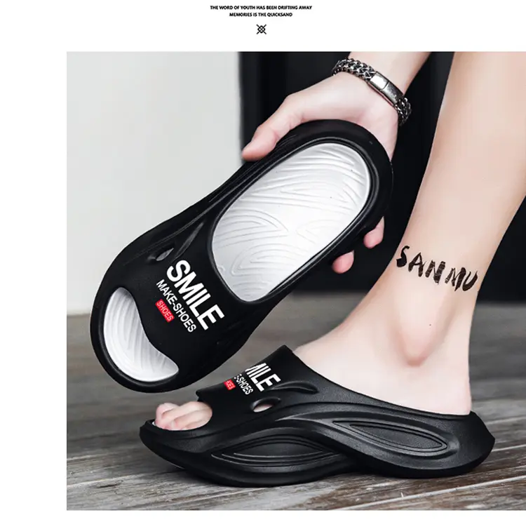Outer Slippers Beach One Word Non-slip Wading Large Size Cool Slippers_voghion.com