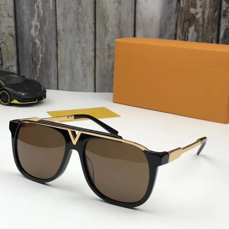 Occhiali da sole uomo designer stile retrò vintage oro_voghion.com