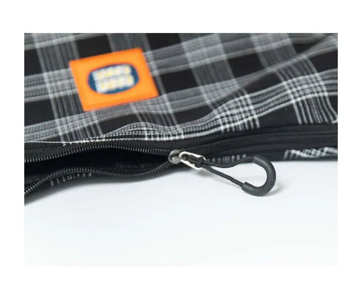 Designer stijl geruite canvas schoudertas voor dames_voghion.com