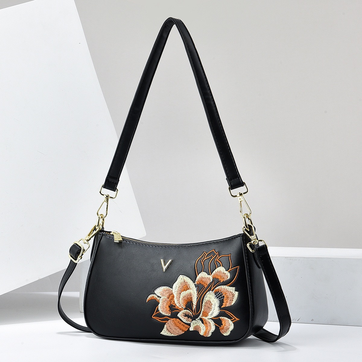 Borsa a tracolla elegante stile cinese con ricami per donna_voghion.com