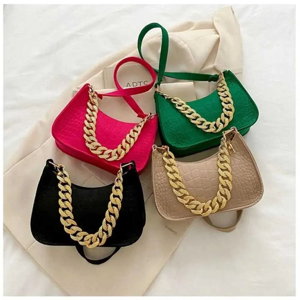 borsa a tracolla in metallo con catena estiva da ufficio, elegante, da donna, alla moda, nuova Y241123_voghion.com