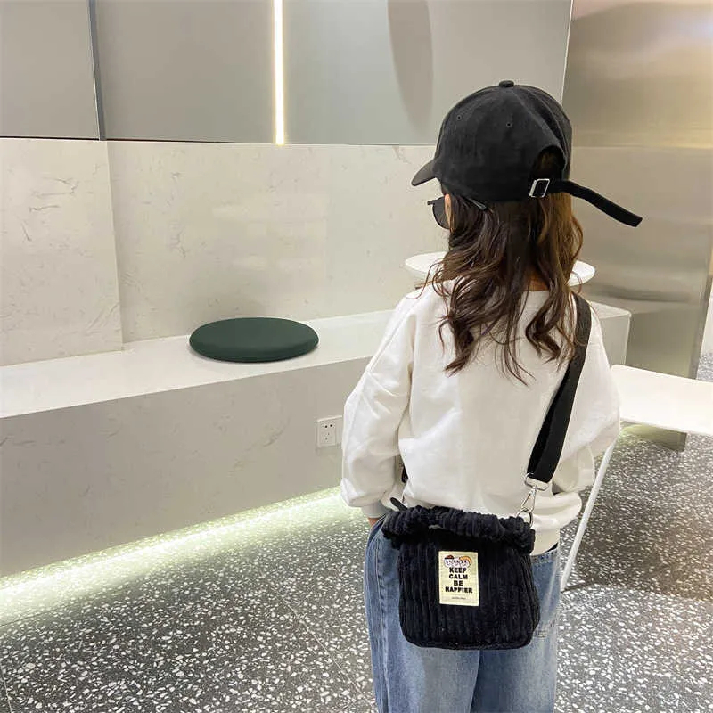 Zaini per bambini Borsa a tracolla mini Borsa a tracolla per bambini Borse a tracolla in velluto a coste Borse per ragazze Borsa fatta a mano Moneta 220924_voghion.com
