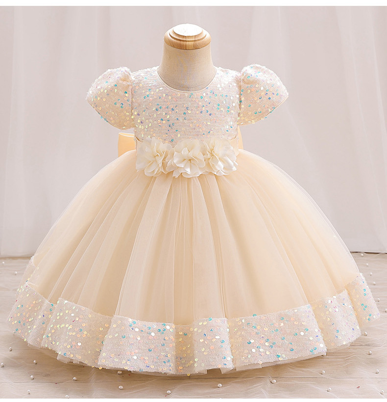 Abito da cerimonia a fiori per bimba primo compleanno_voghion.com
