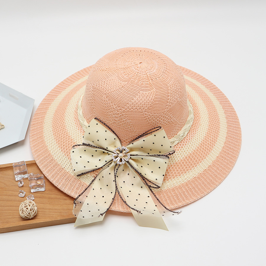 Korean Version Of Beach Big Brimmed Straw Women In Summer Scenic Spots, Cool For Vacation, Sun Protection, Sunshade Hat,_voghion.com
