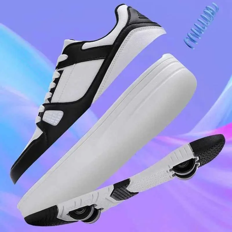 Athletic Outdoor Fashion Roller Skate Shoes Kids Children Casual Sports Toy Gift Games Boys 4 Whls Sneakers Girls Boots_voghion.com