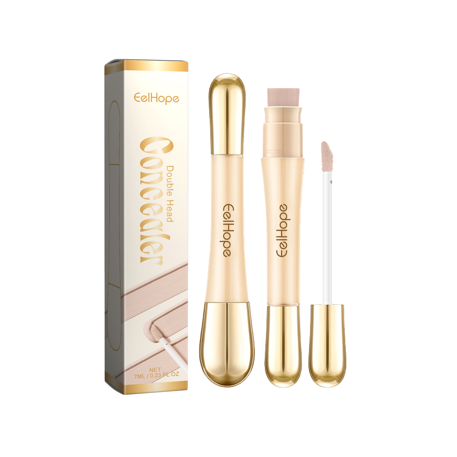 Eelhope Double Head Concealer, Brightening And Waterproofing Concealer Stick_voghion.com
