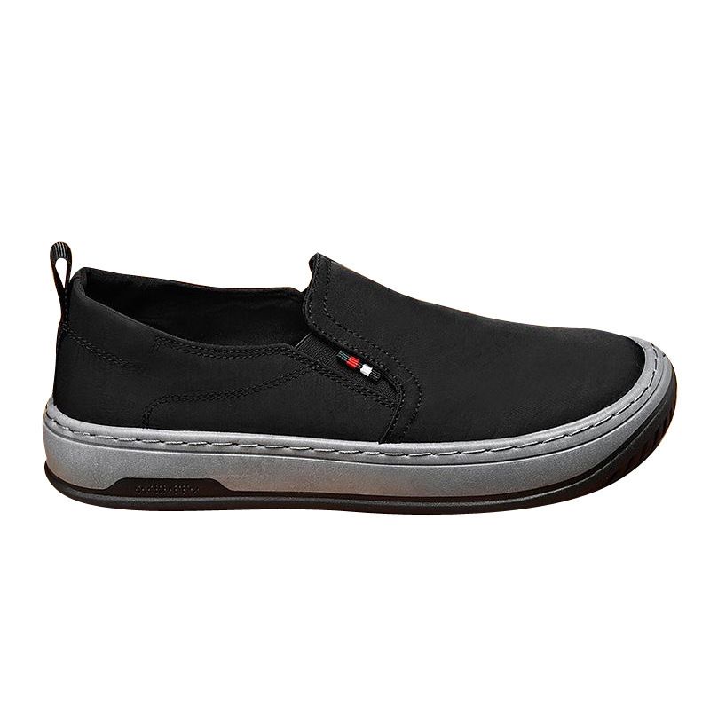Pantofi sport pentru bărbați, vara 2024, stil nou, cu un singur pas, leneși, casual, din pânză, respirabili, ușori și versatili, din pânză Old Beijing_voghion.com
