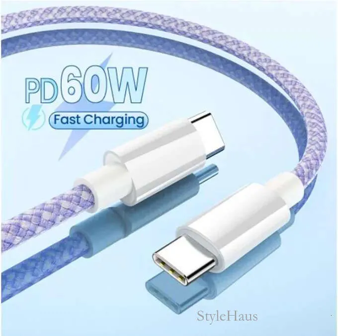 Cable de datos de carga rápida tipo C de 3 A, 60 W, 480 Mbps, OD3.8, para iPhone 15, iPhone 12 Pro, iPhone 12 Pro Max, iPhone 12 Mini, iPhone 12 Pro Max, iPhone 12 Mini_voghion.com