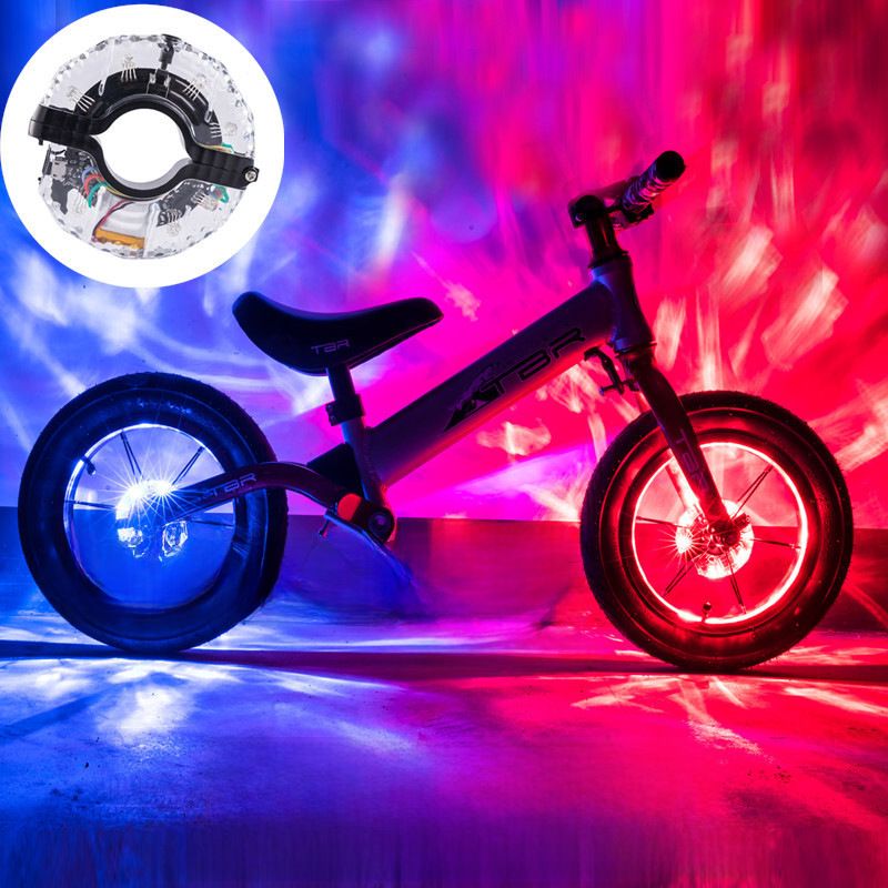 Mașină de echilibru pentru copii Impression Wer Drum Bicicletă Hot Wheel Încărcare USB Bicicletă glisantă Lumină de avertizare pentru călătorie de noapte_voghion.com