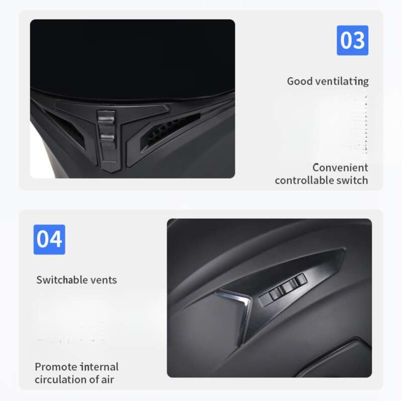 Orz Motorrad-Integralhelm mit offenem Gesicht, Tail Wing Knight, Bluetooth-Motorrad, personalisierbar für den Winter für Männer und Frauen_voghion.com
