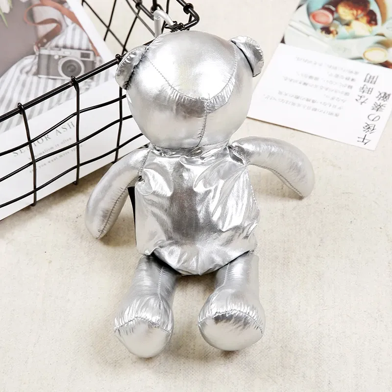ECO Sier Coated Bear Filling Waterproof Tote High-Quality Reusable Grocery High Capacity Cotton Bag Shopping Bag_voghion.com