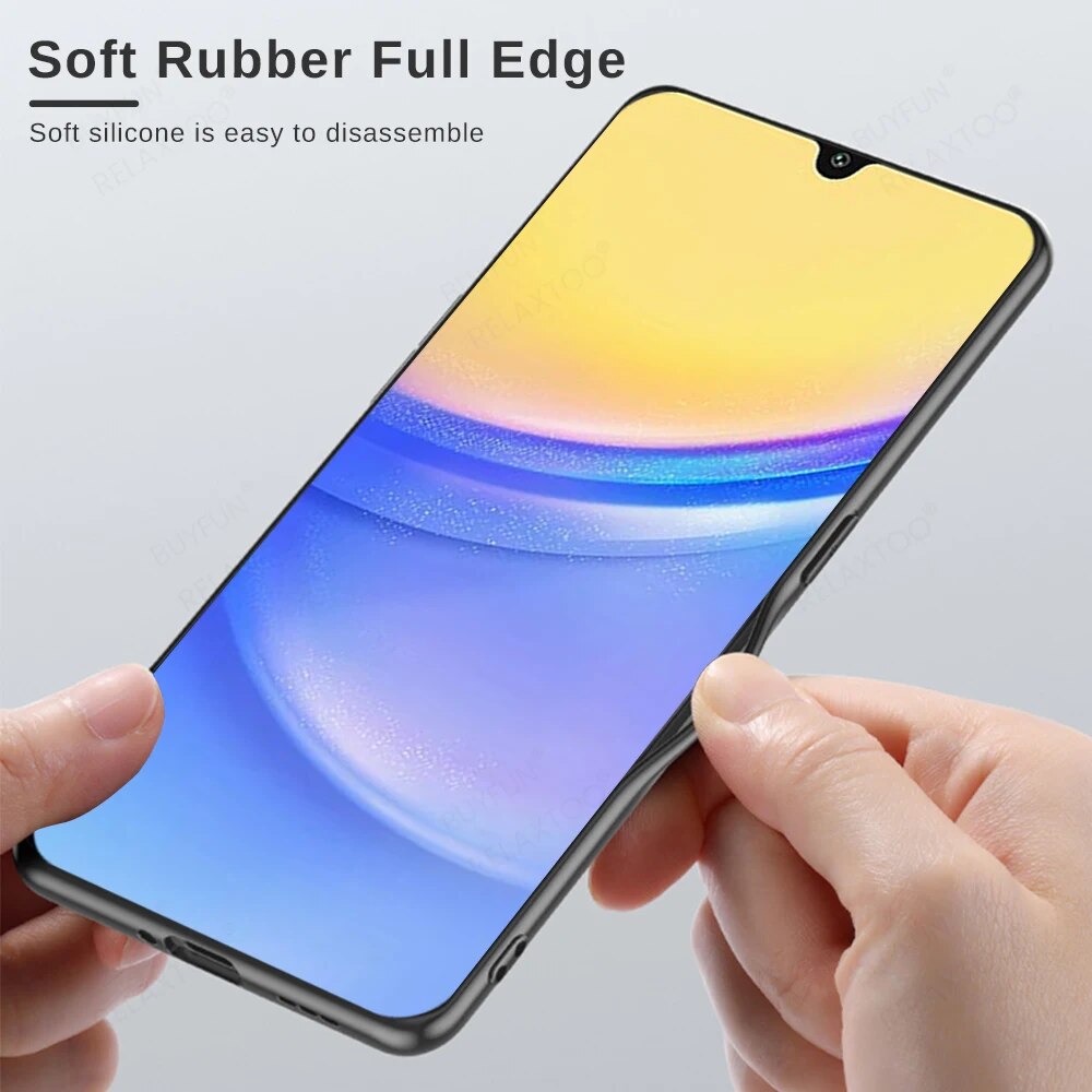Samsang Custodia in pelle di pecora Fundas per Samsung Galaxy A15 A05s A05 4G A25 A35 A55 5G Copertura protettiva per obiettivo completo_voghion.com
