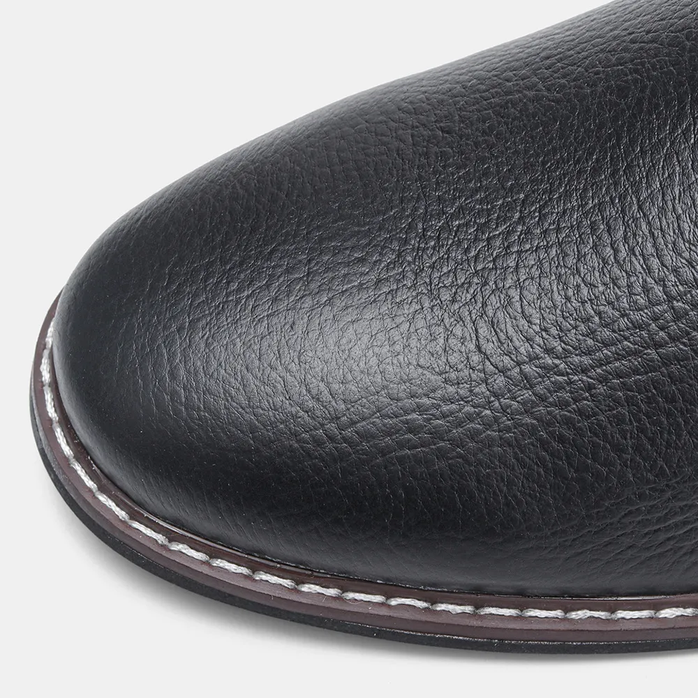 Bottines en cuir véritable pour hommes, bottines de marque de qualité pour hommes_voghion.com
