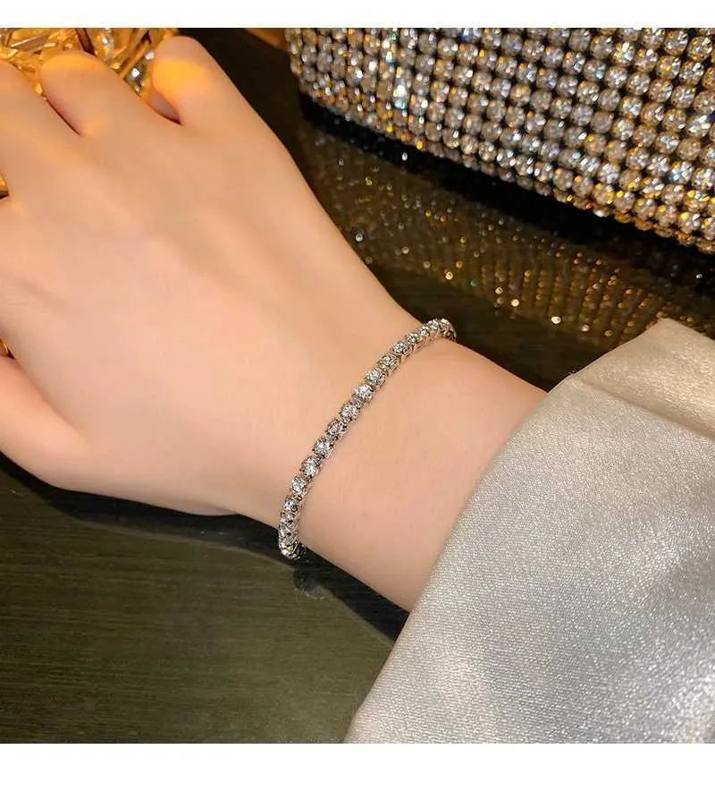 Adjustable Zircon Bangle Bracelet Gold Plated Stainless Steel_voghion.com