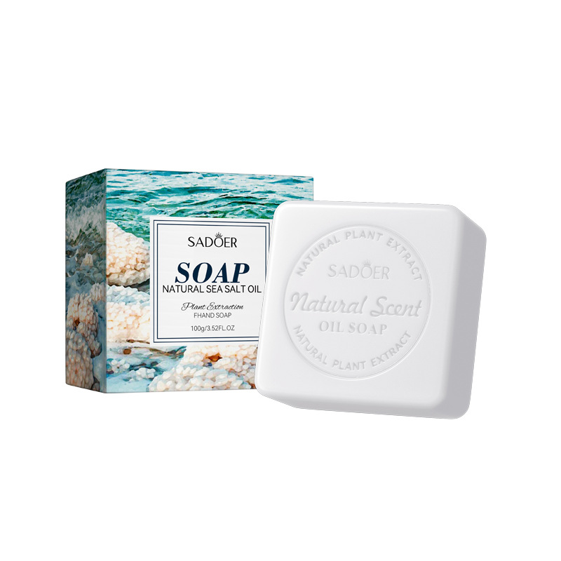 SADOER Natural Sea Salt Essential Oil For Cleaning The Body, Universal Handmade Soap_voghion.com