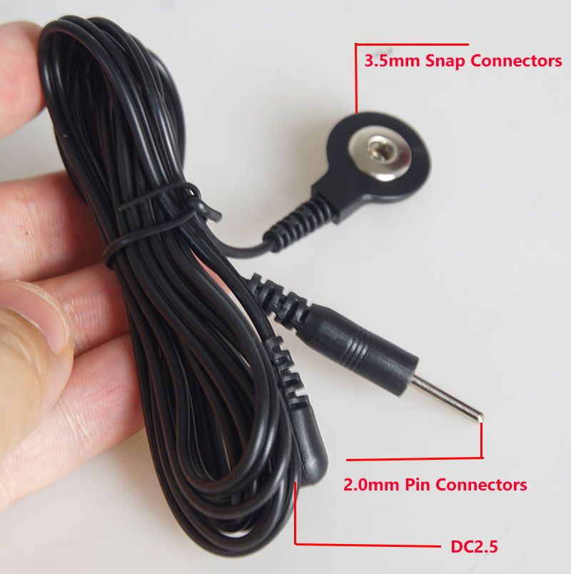 Cavi per elettrodi Estim E stim, adattatore per cavo BDSM per elettroshock, sesso elettrico_voghion.com