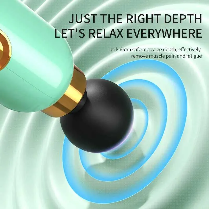 Compact massagepistool - Draagbare spierverlichting_voghion.com