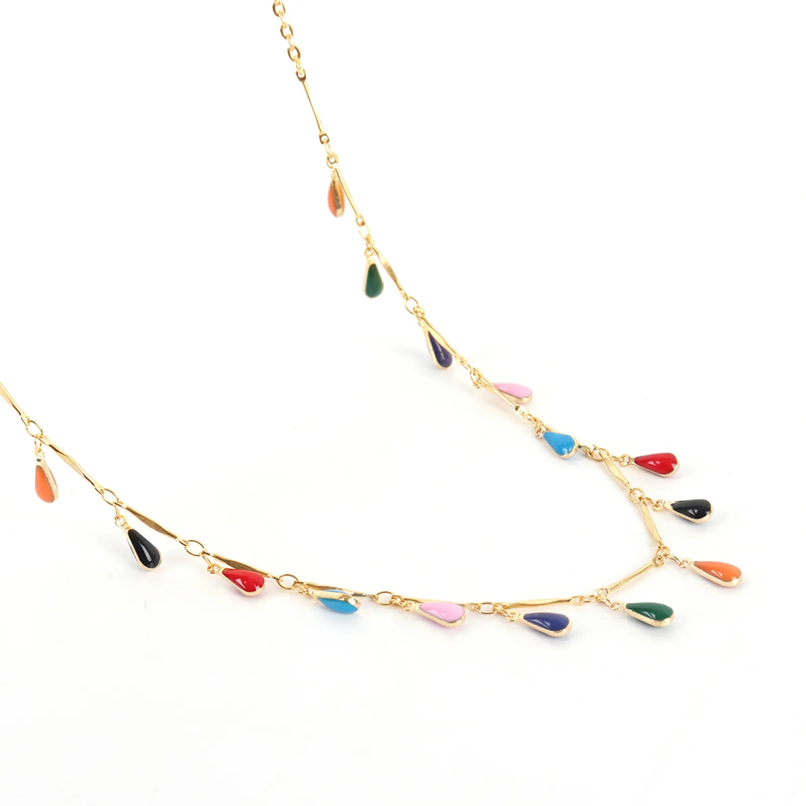 Böhmische Perlen Bauchkette Mehrfarbige Kette Für Damen_voghion.com