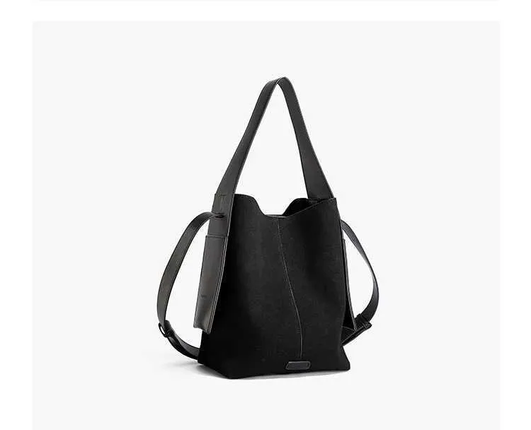 Sacs à bandoulière en cuir souple givré pour femmes élégantes et solides, grande capacité, sacs composites décontractés pour femmes C241212_voghion.com