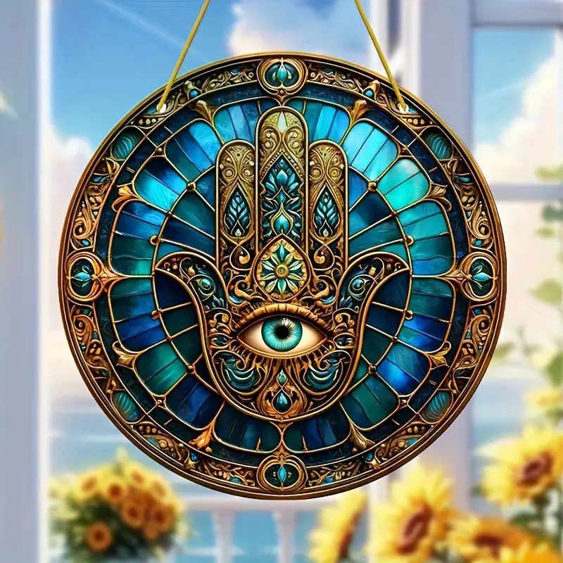 Acchiappasole amuleto della stregoneria - Arte mistica in acrilico da 20 cm. Decorazione incantevole per la casa o il giardino, perfetta per gli spazi fantasy._voghion.com