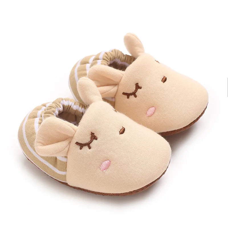 Infant Cartoon Tiere Muster Neugeborenen Socken Littlesprouts Wenig Kleinkind Nicht-slip Krippe Erste Wanderer Winter Baby_voghion.com