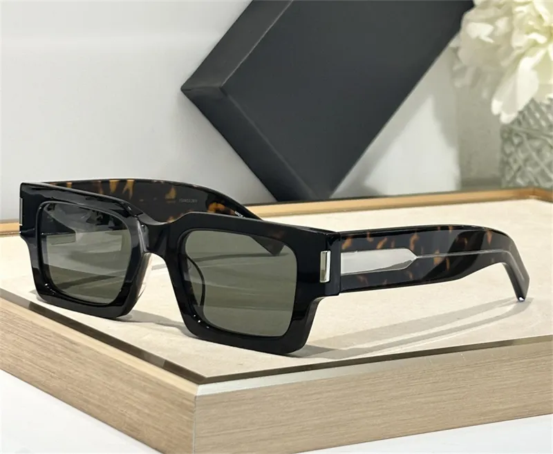 Classic Vintage Square Sunglasses For Men Acetate Trendy Versatile_voghion.com