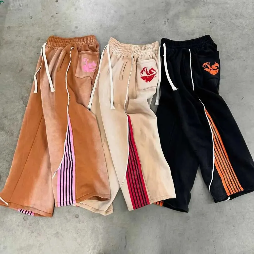 Y2k Fashion Stripes Pants New Vintage Haruku Hip Hop Men Women Jogger Drawstring Sweatpants Oversize Cargo Trousers_voghion.com