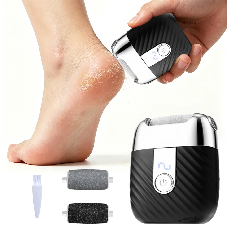 Electric Foot Grinder Automatic Foot Callus Remover Rechargeable Portable Foot Polishing Dry Hard Dead Skin Cracked Removal Tool_voghion.com