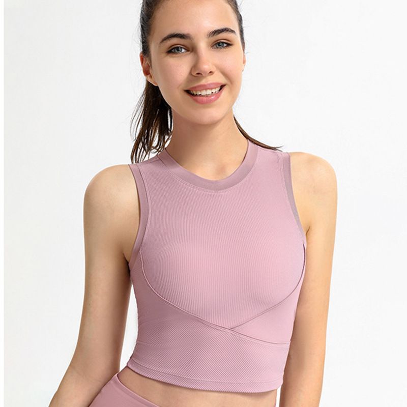 Same Summer New Breathable Quick Drying Yoga Vest Sleeveless Tight Fitting Running And Fiess Sports Top For Women,_voghion.com