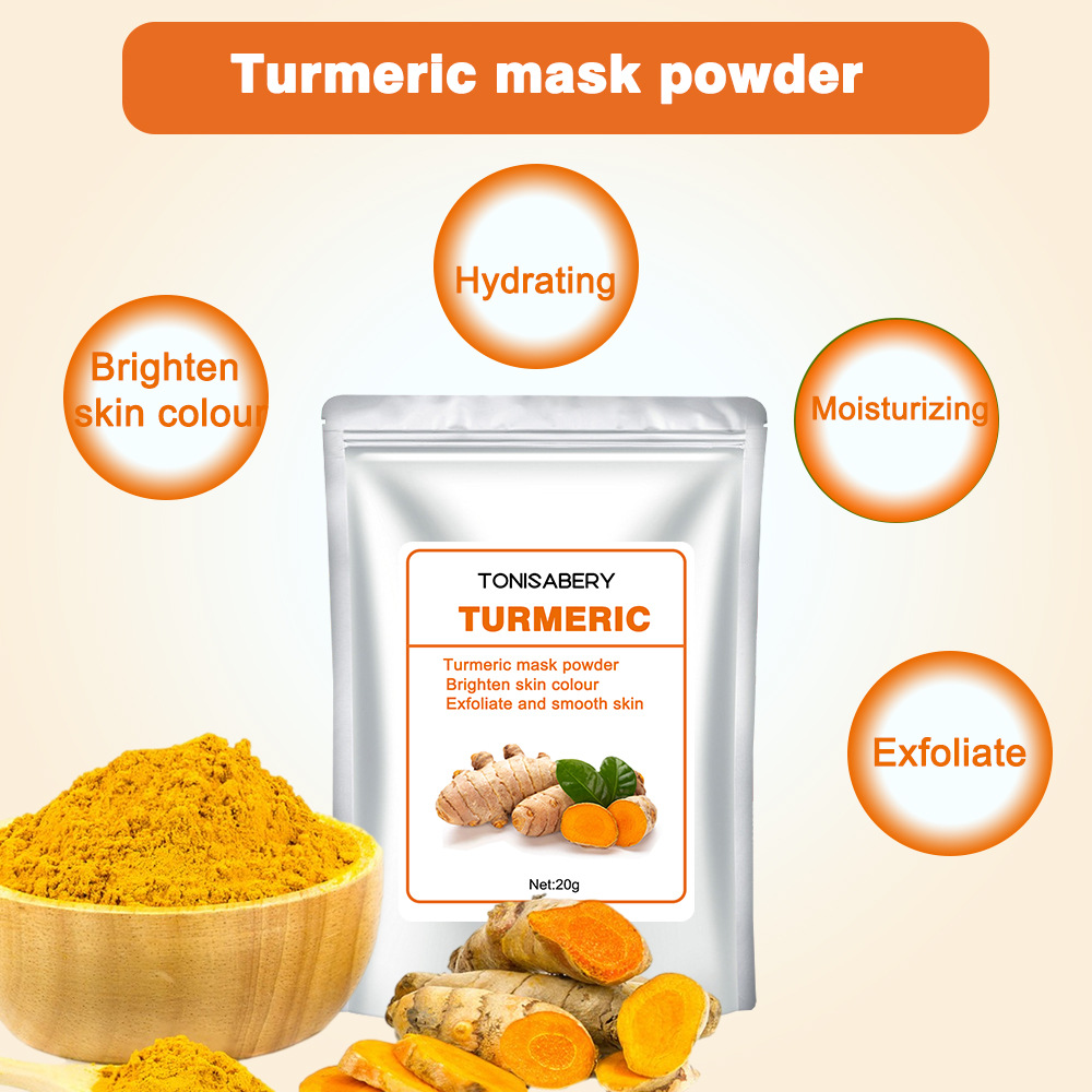 Cúrcuma 20g filme macio em pó hidratante acne removendo máscara facial de café_voghion.com