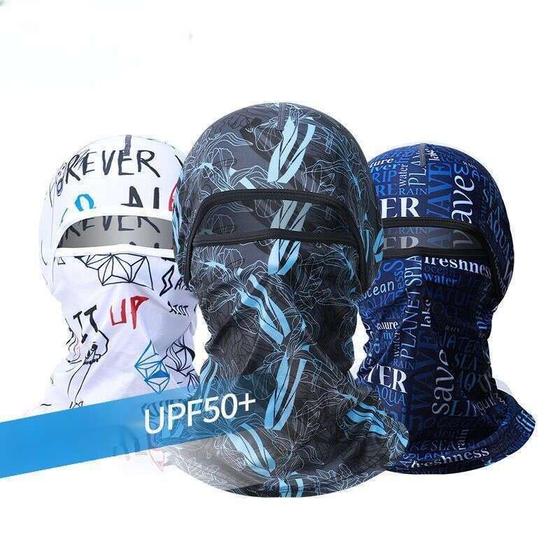 Capacete de secagem rápida, protetor solar de seda gelada, máscara facial resistente a raios UV, fresco, secagem rápida, capacete respirável para atividades ao ar livre_voghion.com