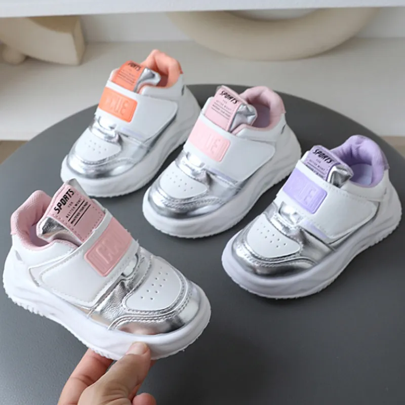 Kid Sneakers Young Baby Casual Toddler Thick Sole Sport Shoes Girls Boys Trainers Walking Footwear for Age 1-6 Children_voghion.com
