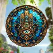 Acchiappasole amuleto della stregoneria - Arte mistica in acrilico da 20 cm. Decorazione incantevole per la casa o il giardino, perfetta per gli spazi fantasy._voghion.com
