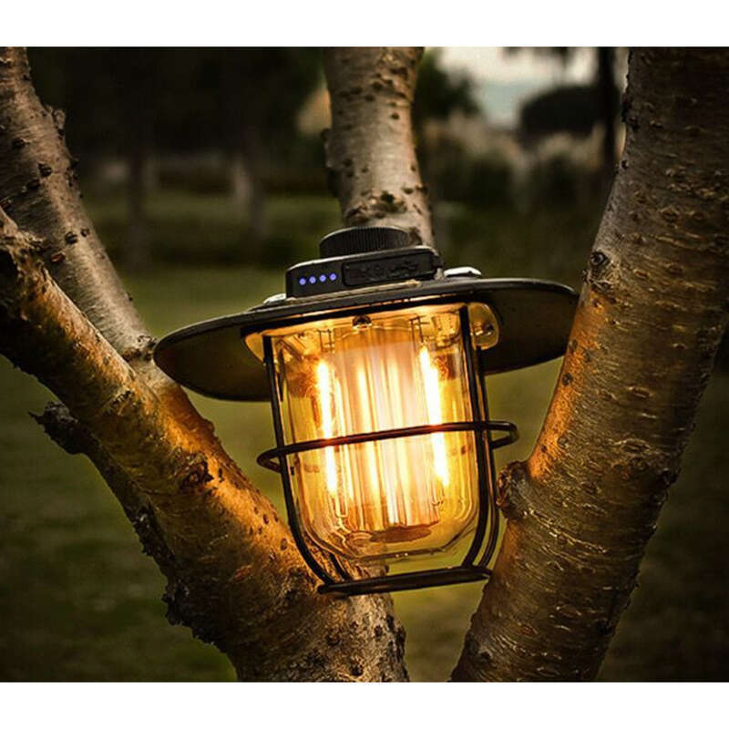 New Outdoor Multi Functional Rechargeable Camping Portable Warm Atmosphere Light Nostalgic Horselight_voghion.com