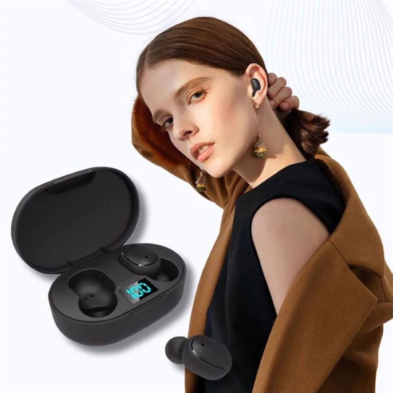 Écouteurs bluetooth sans fil avec réduction de bruit et écran led_voghion.com