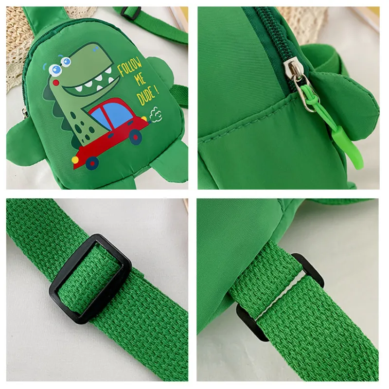 Cute Children Bag Cartoon Dinosaur Kids Bags Kindergarten Preschool Outdoor Travel Backpack for Boys Girls Shoulder_voghion.com