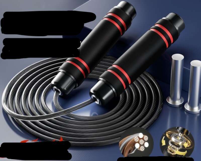 【 1907 Hot Selling Items Within 3 Days 】 Steel Skipping Fat Burning Fitness, Weight Loss Exercise, Cordless Professional_voghion.com