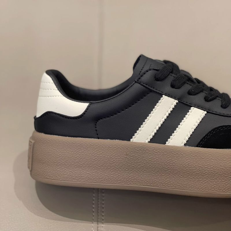 Damenschuhe mit dicker Sohle, deutsches Training, Frühjahr 2024, neue Schuhe aus echtem Leder mit weicher Unterseite, vielseitige, bequeme weiße Freizeitschuhe_voghion.com
